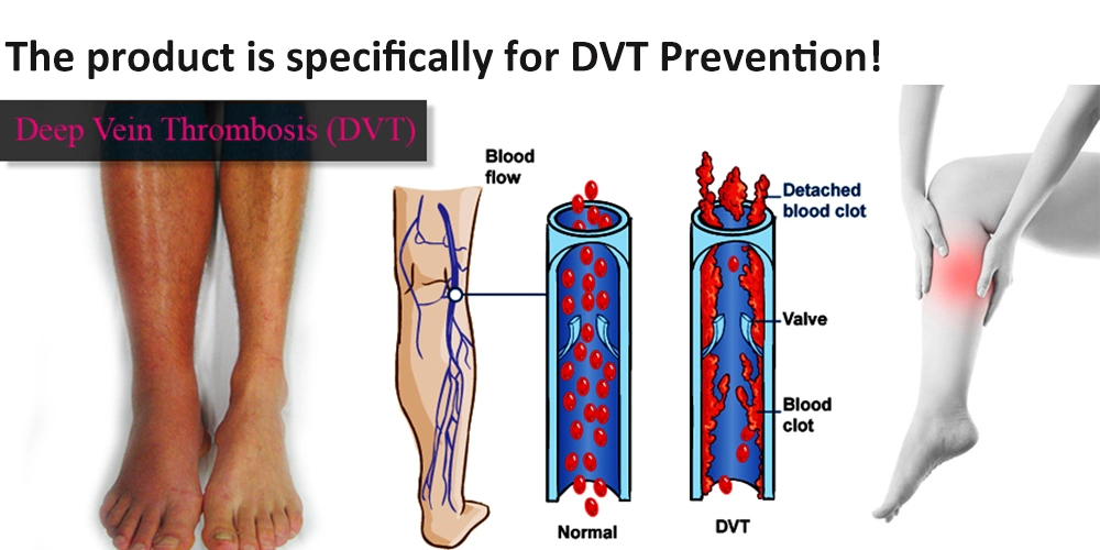 Portable Compression Massage Sleeve Dvt Prevention Device